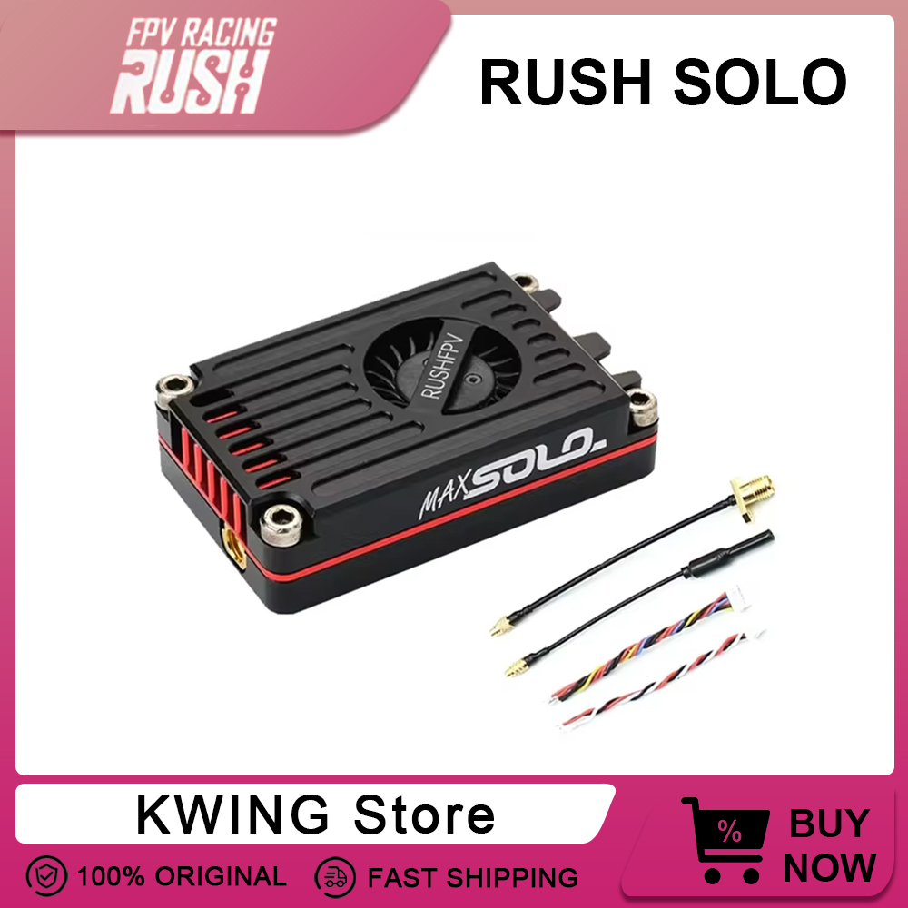 Rushfpv Rush Max Solo 5.8G 2.5W Vtx - RUSH MAX SOLO-Ventilateur de refroidissement intégré