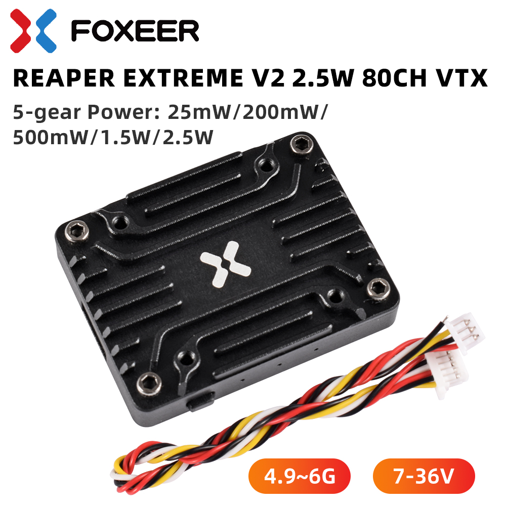 Émetteur vidéo FPV Foxeer 4.9- - Foxeer Reaper Extreme 2.5W Vtx avis et prix