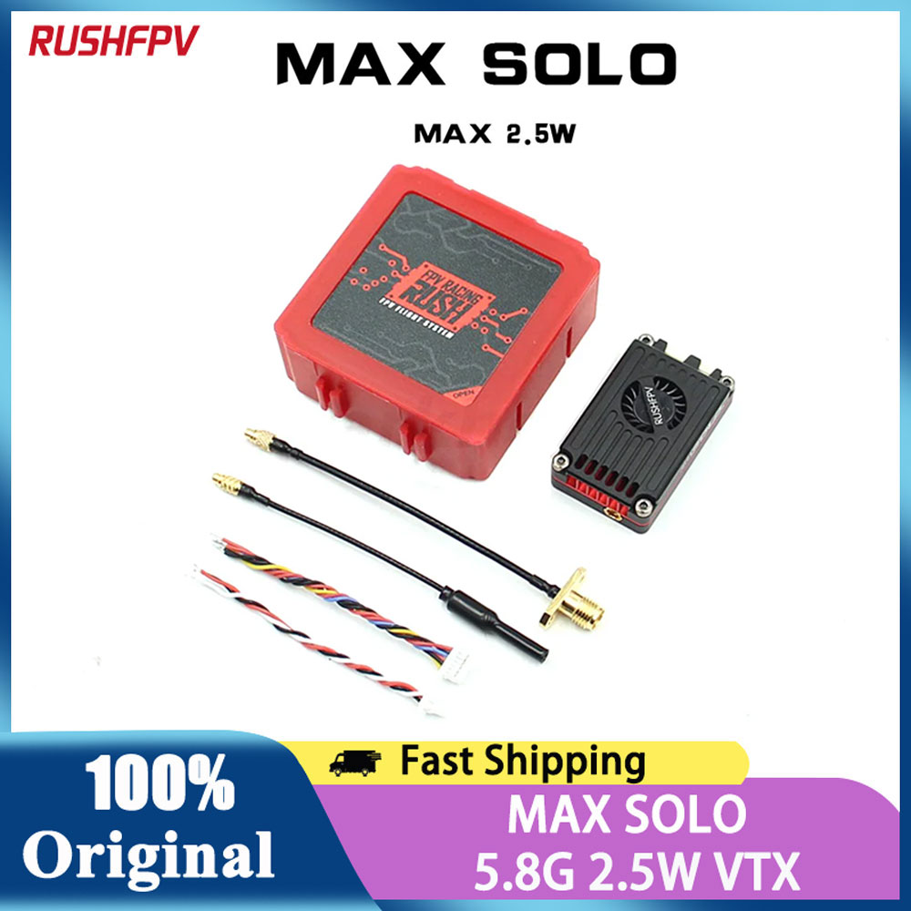 RUSHFPV RUSH MAX SOLO 5.8GHz 2 - Rushfpv Rush Max Solo 5.8G 2.5W Vtx avis et prix
