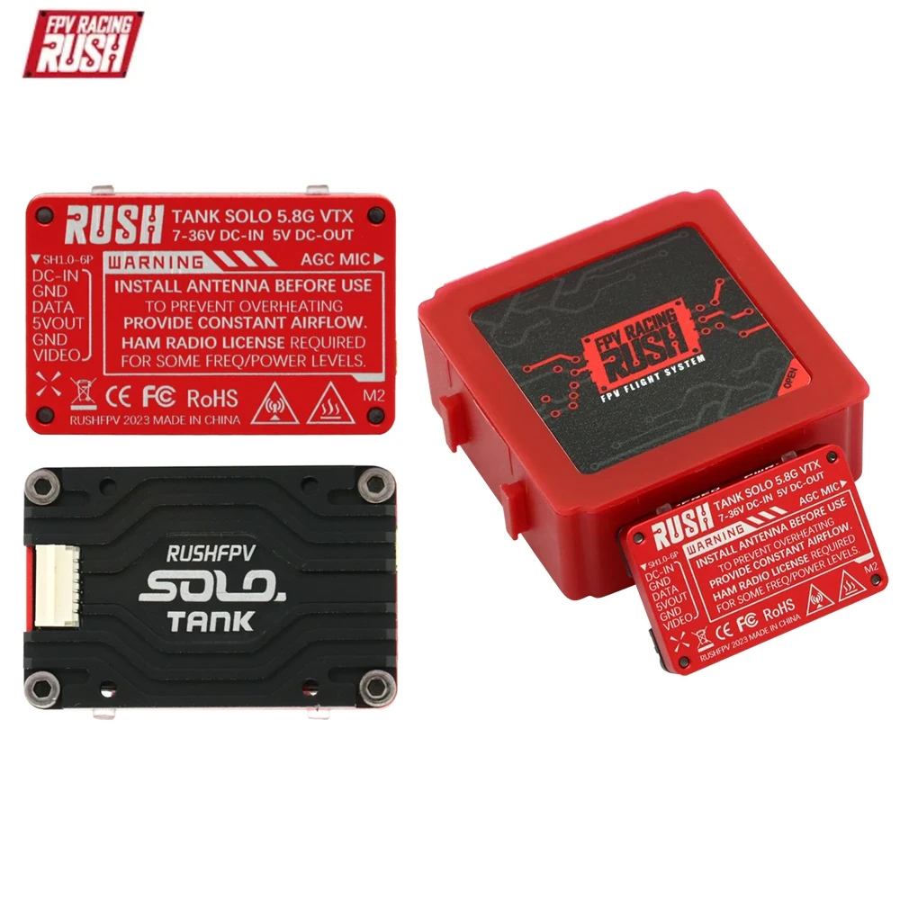 RushFPV Rush FPV Max Solo 2.5W - Rushfpv Rush Max Solo 5.8G 2.5W Vtx avis et prix