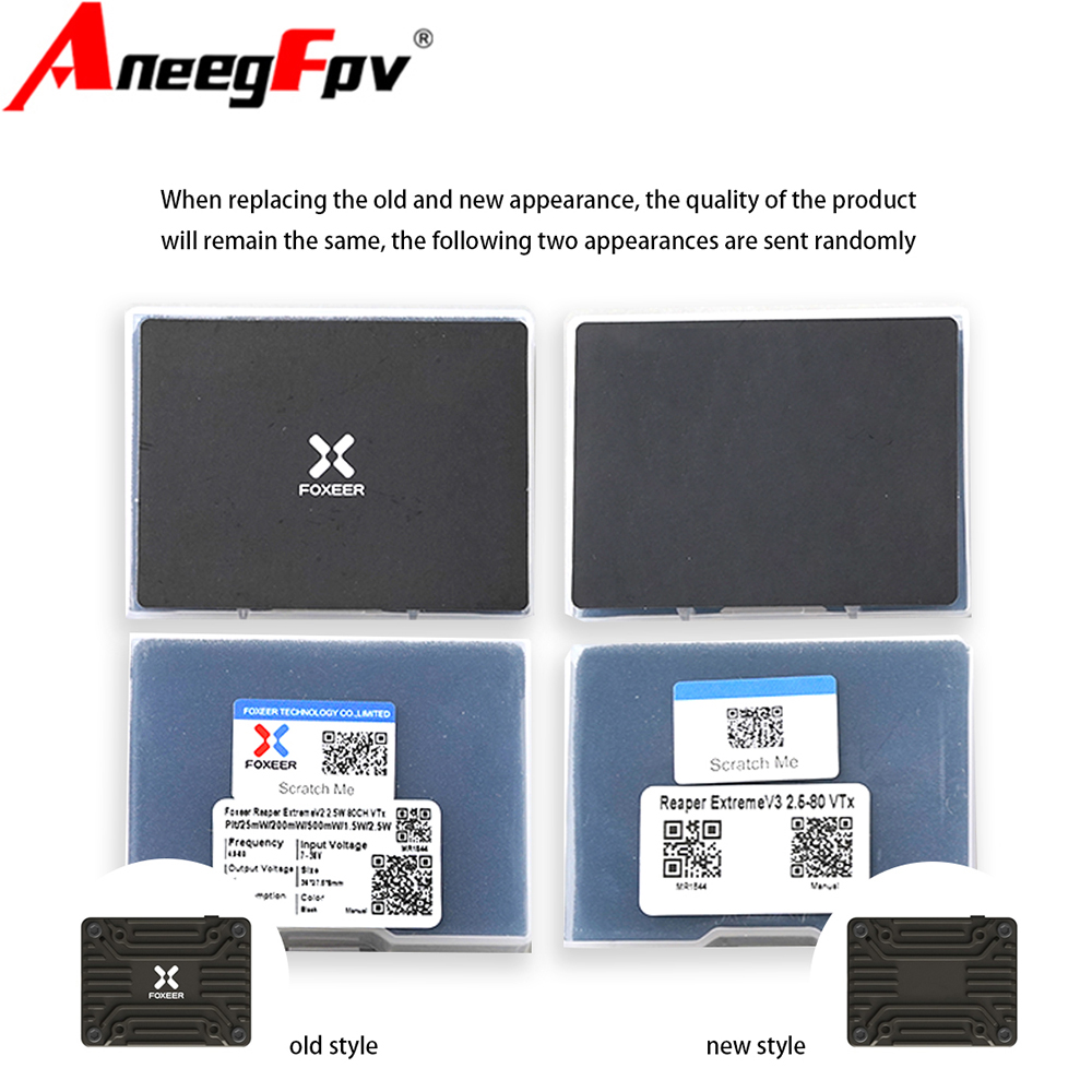 Foxeer 5.8G Reaper Extreme V2  - Foxeer Reaper Extreme 2.5W Vtx avis et prix